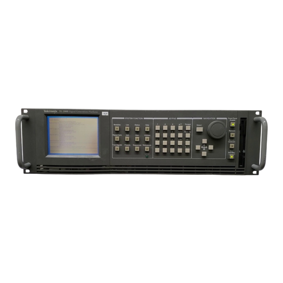 Tektronix TG 2000 User Manual