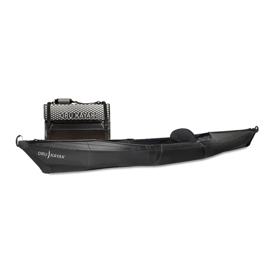 Oru Kayak Beach LT Sport Assembly And Disassembly Manual