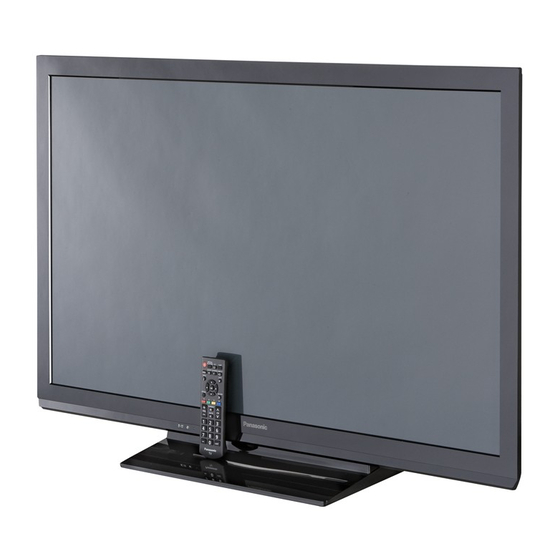 Panasonic VIERA TC-P42X60 Owner's Manual