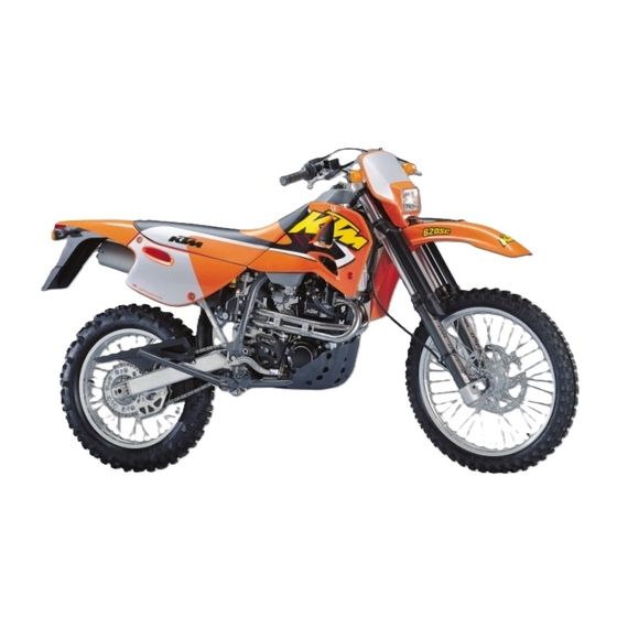 KTM 600 EGS Owner's Handbook Manual