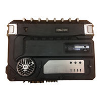 Kenwood KAC-X521 Service Manual