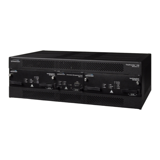 Symmetricom TimeProvider 1000 User Manual