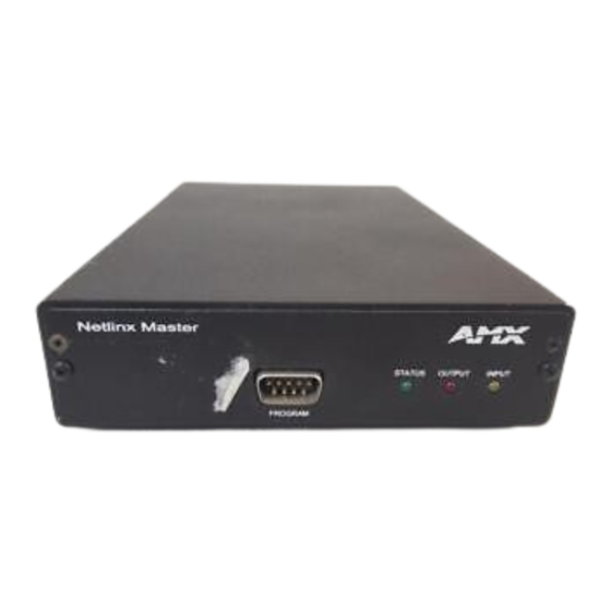 AMX NetLinx NXC-M Quick Start Manual