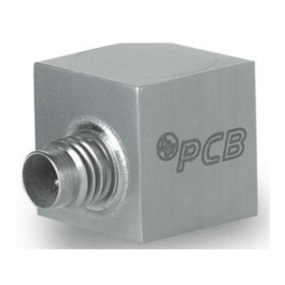 PCB Piezotronics 356A14 Installation And Operating Manual