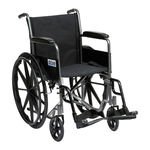 Drive DeVilbiss Healthcare Silver Sport Wheelchair Instructions For Use Manual