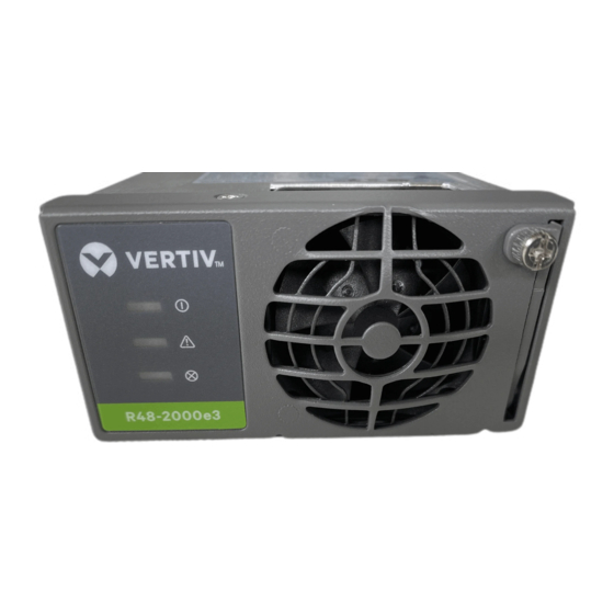 Vertiv eSure R48-2000e3 User Manual