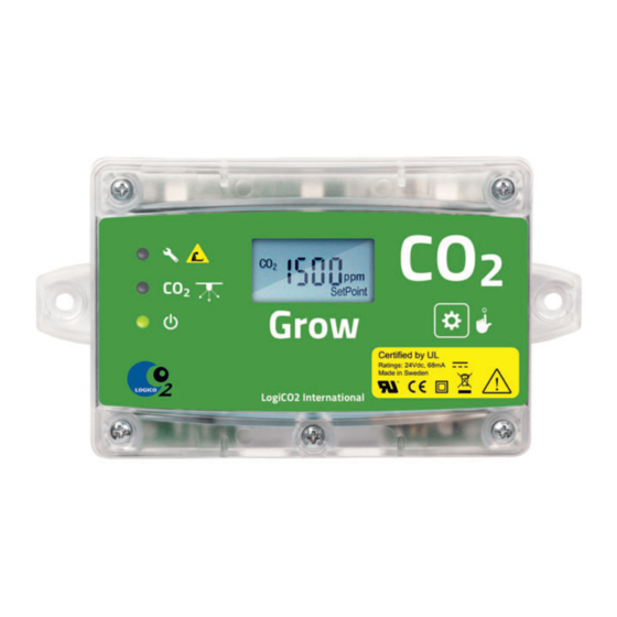 LogiCO2 Grow CO2 Enrichment Controller User Manual