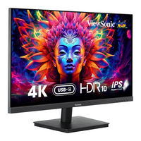 ViewSonic VA3209U-4K Quick Start Manual