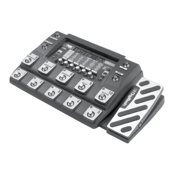 DigiTech RP1000 Quick Start Manual