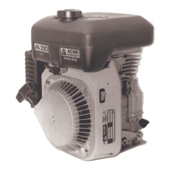 ACME motori A 220 basic Use & Maintenance