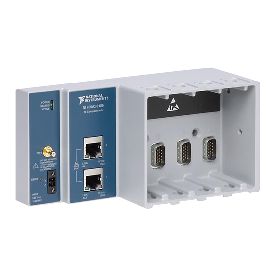National Instruments CompactDAQ cDAQ-9185 Quick Start Manual