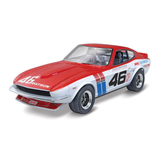 REVELL BRE DATSUN 240Z Assembly Instructions Manual
