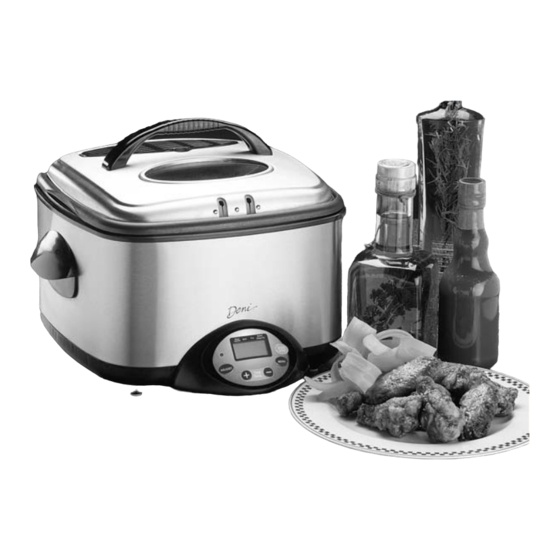 Deni MULTI-FRYER 9200 Instructions For Proper Use And Care Manual