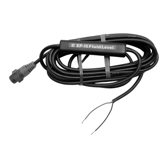 Lowrance EP-15 Installation Instructions Manual
