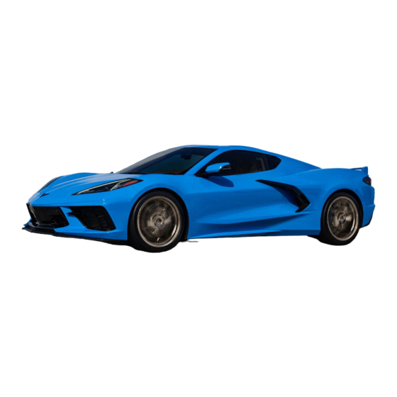 Chevrolet Corvette 2023 Owner's Manual