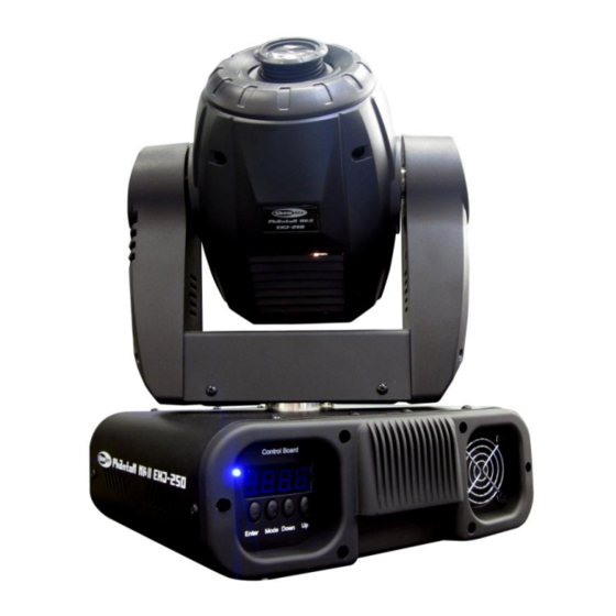 SHOWTEC Phantom MKII EHJ 250 Manual