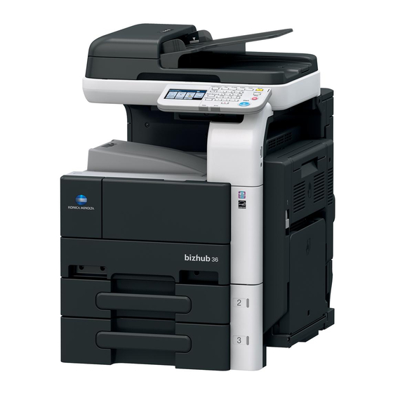 Konica Minolta bizhub 36 Setup Instructions
