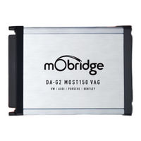 Mobridge DA-G2 MOST150 Installation And User Manual