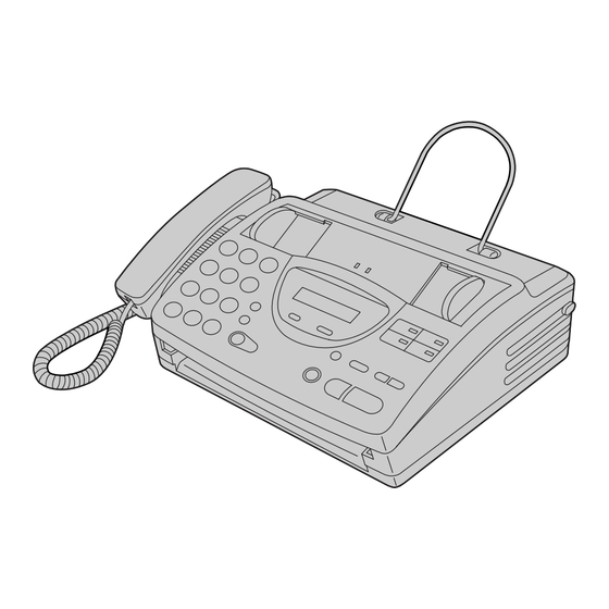 Panasonic KX-FT21HK Operating Instructions Manual