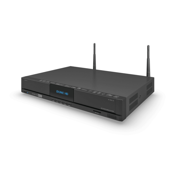 Dune HD Duo 4K User Manual
