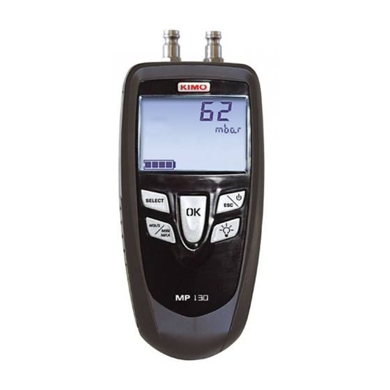 Kimo MP 100 User Manual