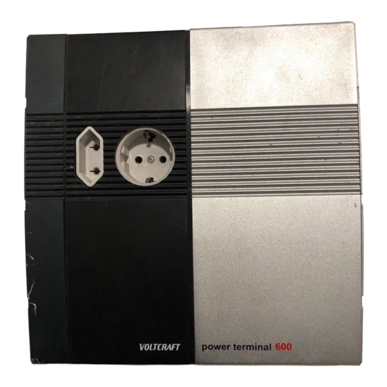 VOLTCRAFT Power-Terminal PT300 User Manual