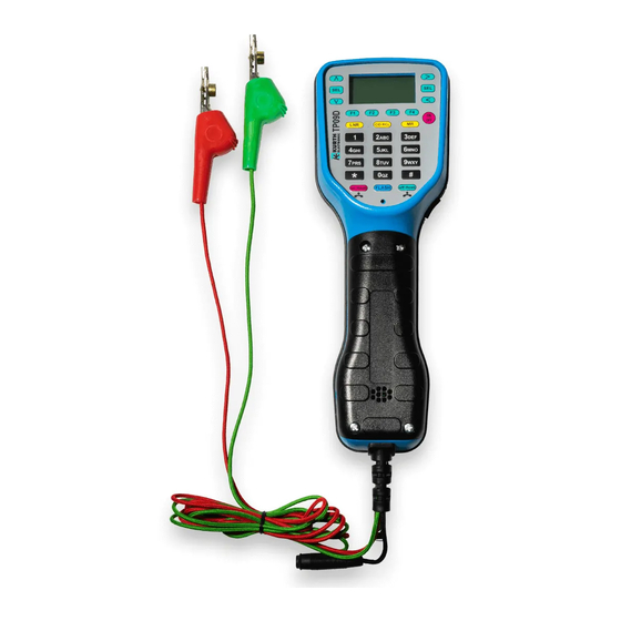 Kurth Electronic TP09D Telephone Test Set Manuals