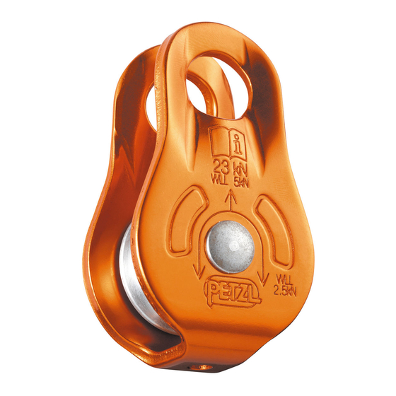Petzl FIXE Specific Information