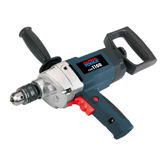 Alpha tools FMR 1100 Operating Instructions Manual