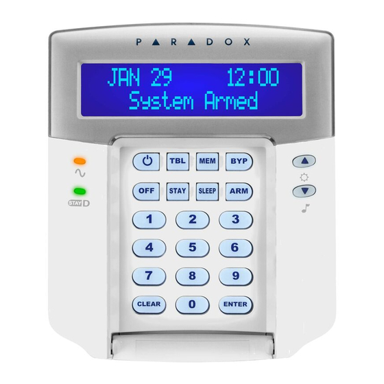 Paradox K32LCD+ Quick Install Manual