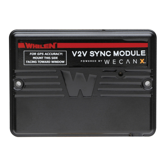 Whelen Engineering Company WeCanX V2V Installation Manual
