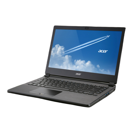 Acer TravelMate P Series Business Laptop Manuals