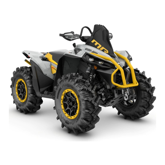 BRP Can-Am RENEGADE X MR Series Operator's Manual
