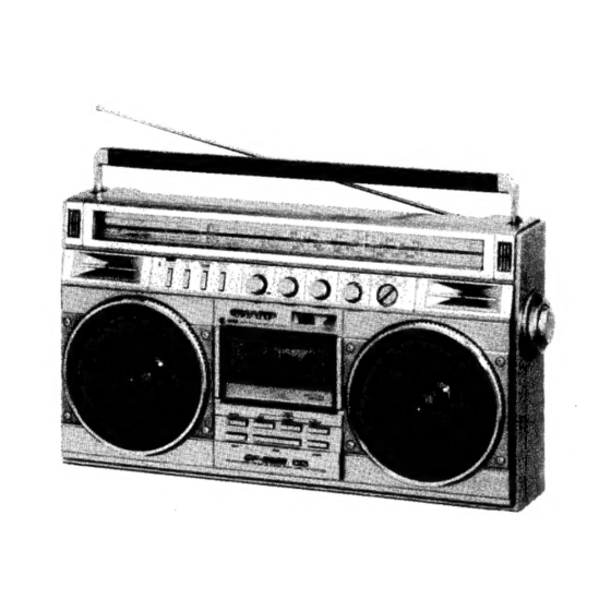 Sharp GF-8989E Service Manual