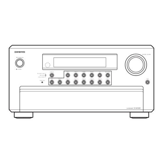 Onkyo TX-NR1000E Service Manual