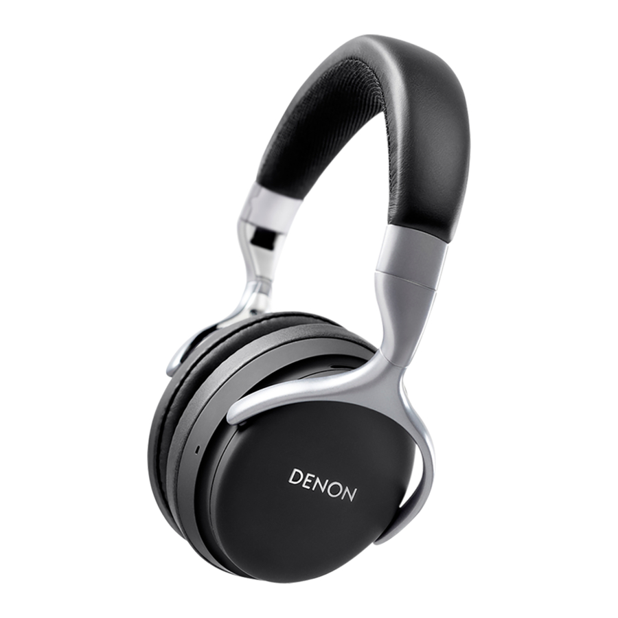 Denon GLOBE CRUISER AH-GC20 - Over-ear Headphones/Wireless Noise-Cancelling Headphones Manual