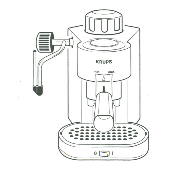 Krups 868 Instruction Book