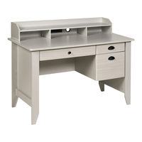 Onespace Executive Desk with Hutch and USB, Charger Hub Assembly Instructions Manual