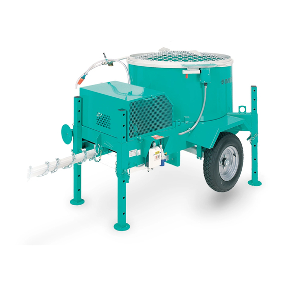 IMER USA MORTARMAN 360 A MortarMixer Instruction Manual And Parts List