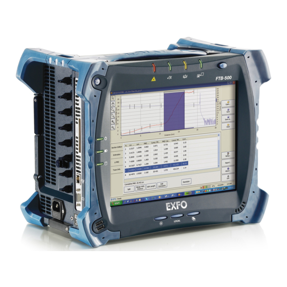 EXFO FTB-5600 User Manual