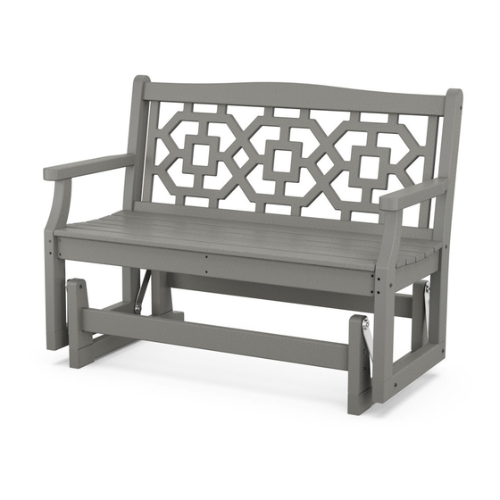 Polywood Chinoiserie MSTGG481 Assembly Instructions