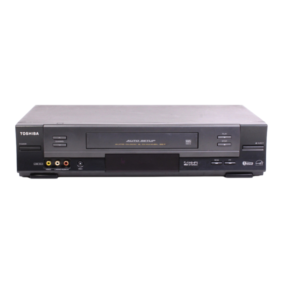 Toshiba W-614R Service Manual