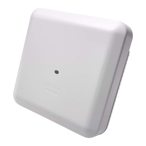 Cisco AIR-AP2802I-B-K9 Getting Started Manual