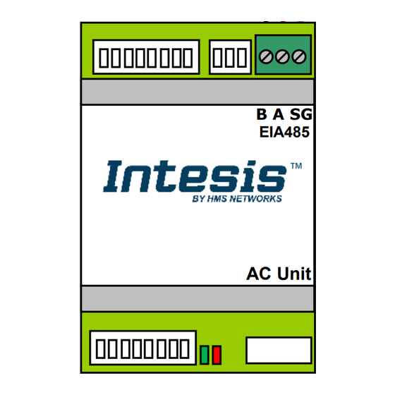 HMS Intesis INBACDAI001I100 Manual