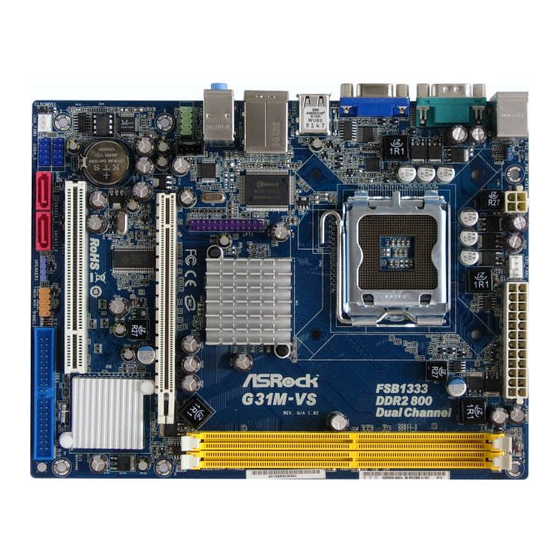 ASROCK G31M-VS - VIA User Manual