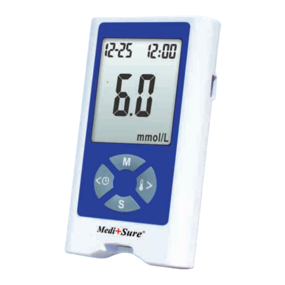 MediSure Blood glucose monitoring system User Manual
