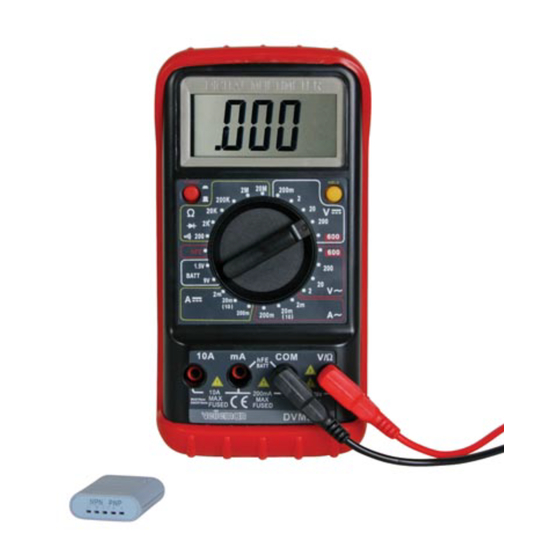 Velleman DVM92 User Manual