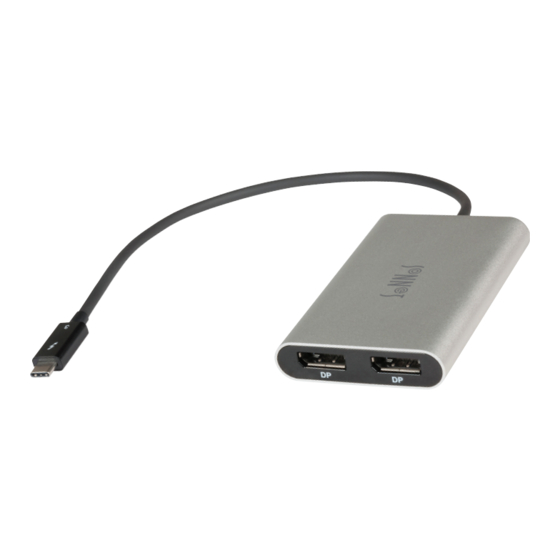 Sonnet Thunderbolt 3 Quick Start Manual