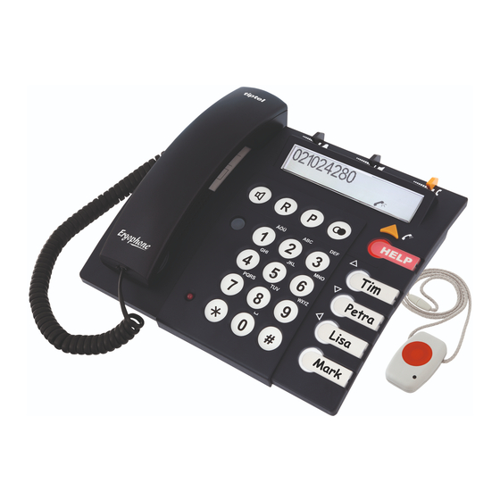 TIPTEL Ergophone C Programming Instructions Manual