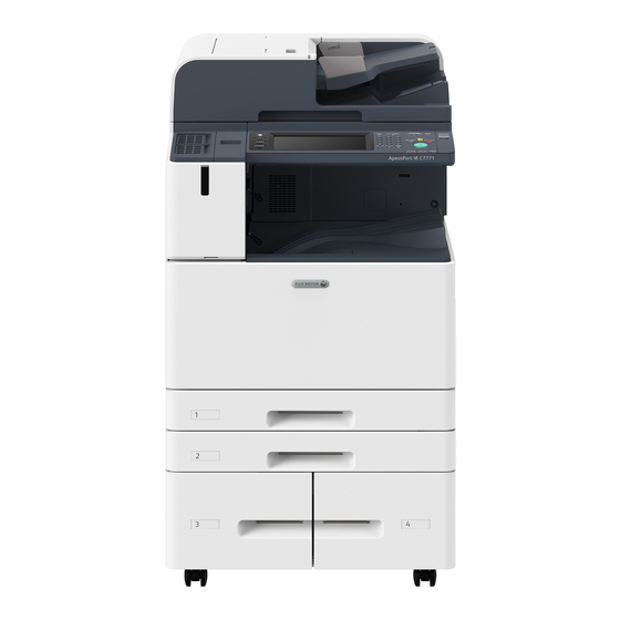 Fuji xerox ApeosPort-VII C7773 Manuals | ManualsLib Fuji xerox ApeosPort-VII C7773 Manuals | ManualsLib